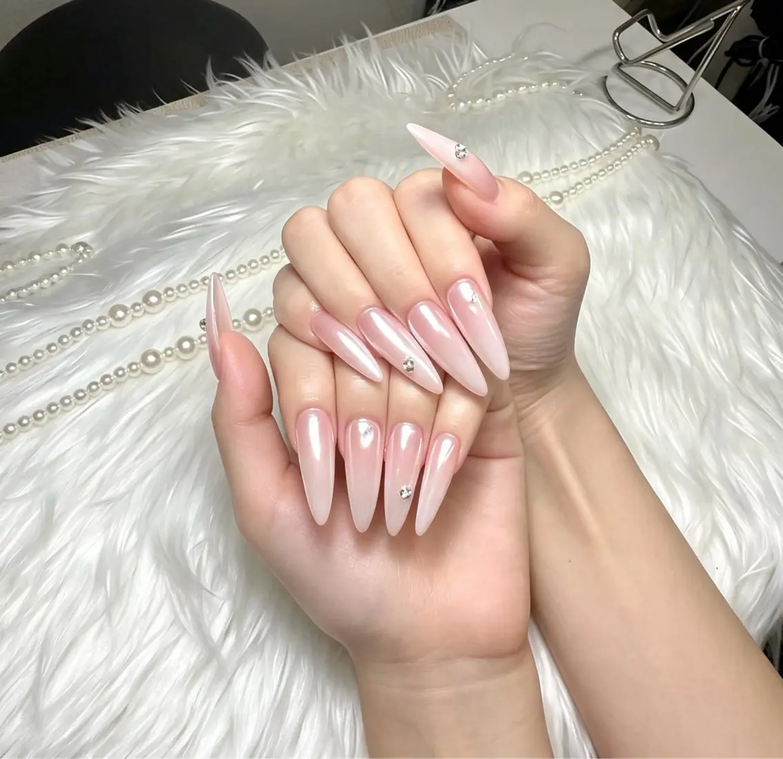 【自爪】ミラーネイル 🎀の写真