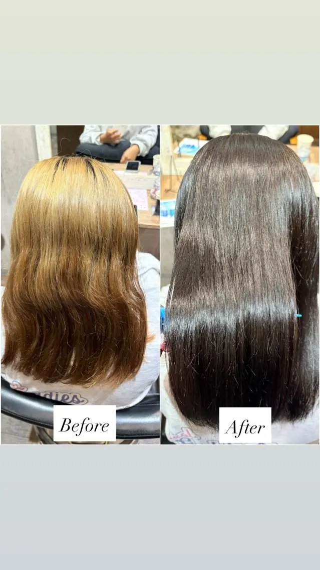 カラー ヘアカラー 💎yuina🦋 透明感カラーのヘアスタイル