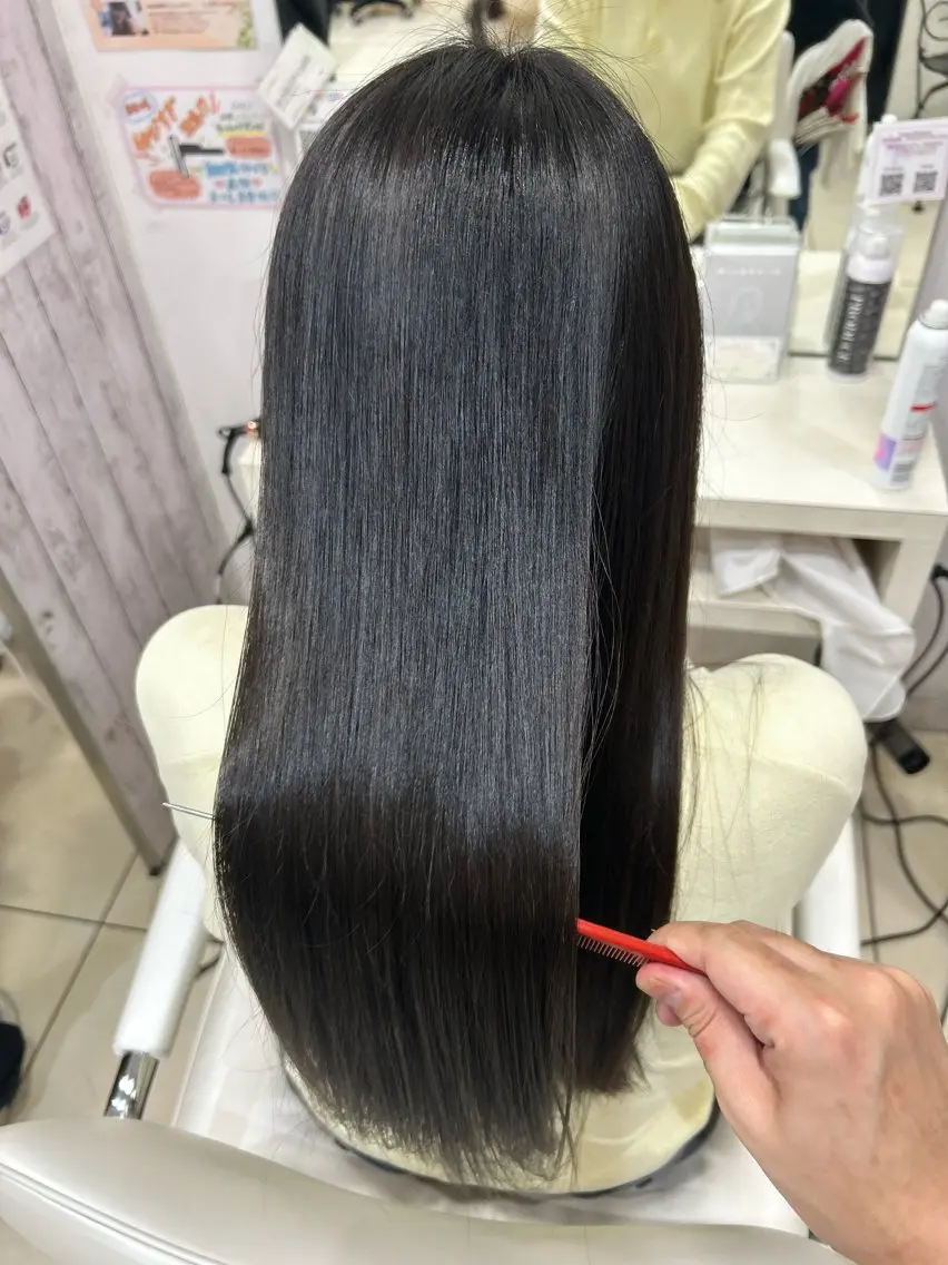 ロング カット ヘアカラー トリートメント 【髪質改善カラー】 瀧田嵐士🇰🇷のヘアスタイル