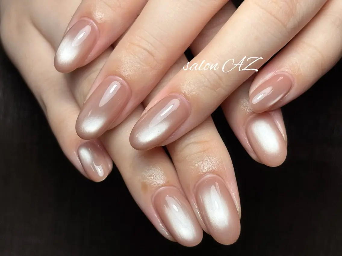 ネイル アートネイル 長さ出し フットネイル フレンチネイル ジェルネイル ハンドネイル salon AZのネイルデザイン