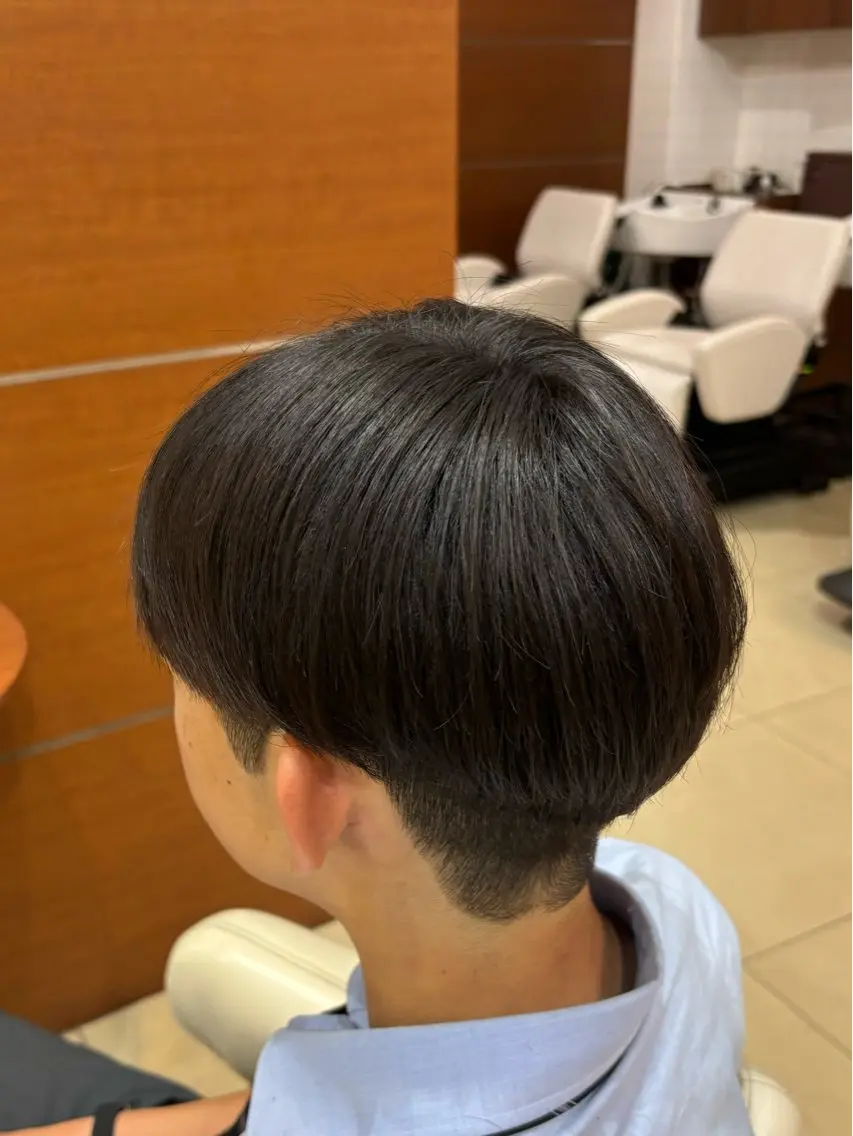 メンズ カット 縮毛矯正 トリートメント うる艶カラー/ 髪質改善/まい🪐‪のヘアスタイル