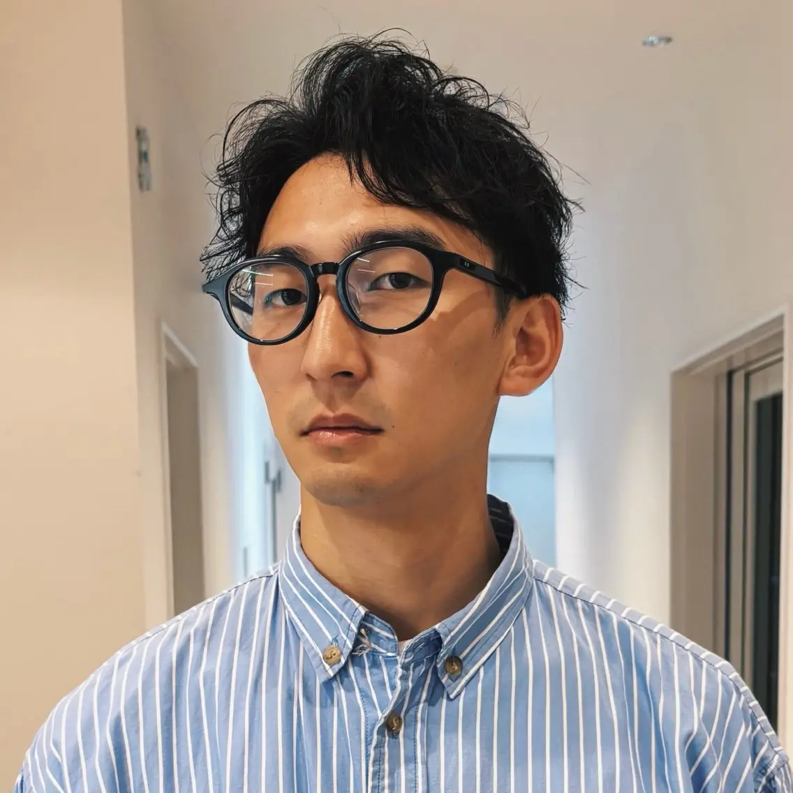 ショート パーマ メンズ メンズパーマ ニュアンスパーマ カット パーマ 【LIC  ヤマト】 大人メンズヘア専門のヘアスタイル