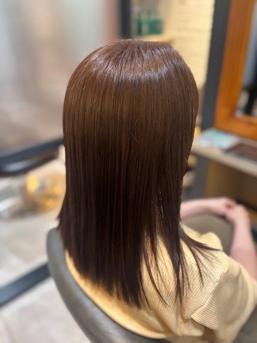 ロング カット ヘアカラー トリートメント ボブ🫧透明感カラー 💎Sayakaのヘアスタイル