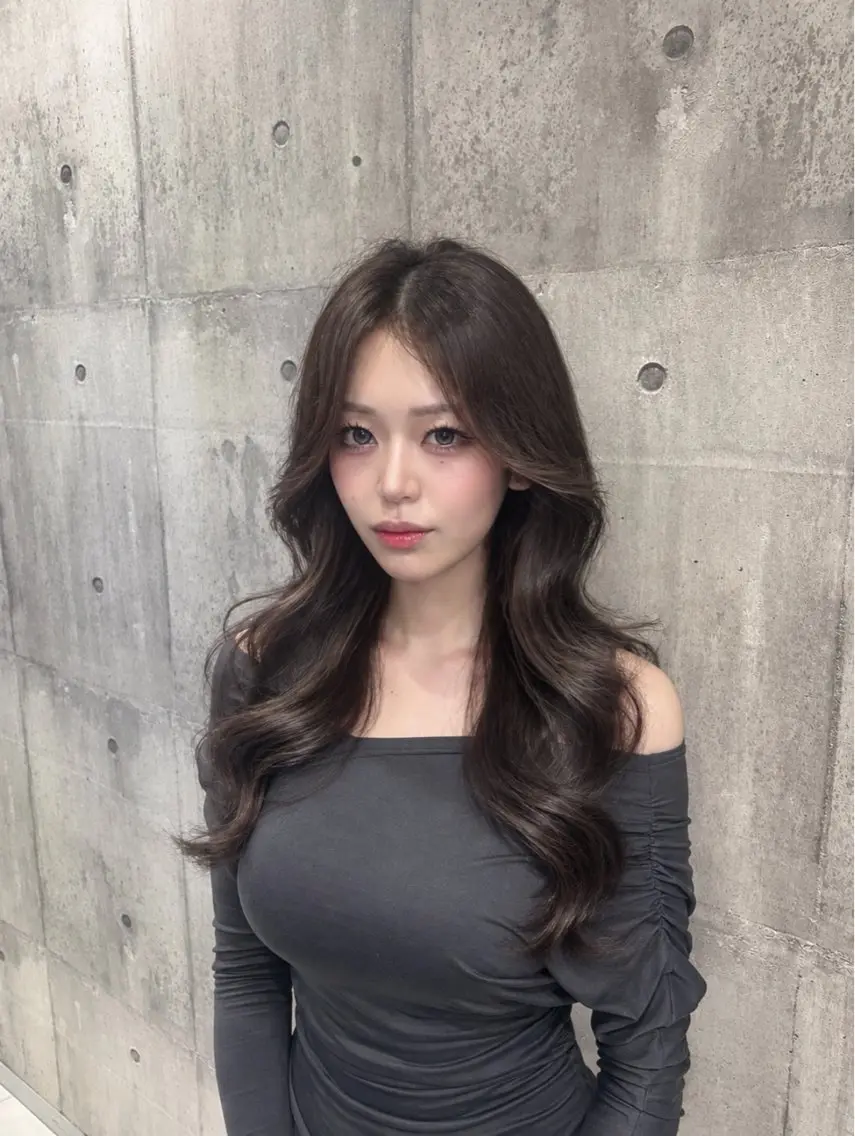 ☑️【特別価格】平日3名限定🤎✨韓国風ツヤカラー➕3stepリンケージトリートメントの写真