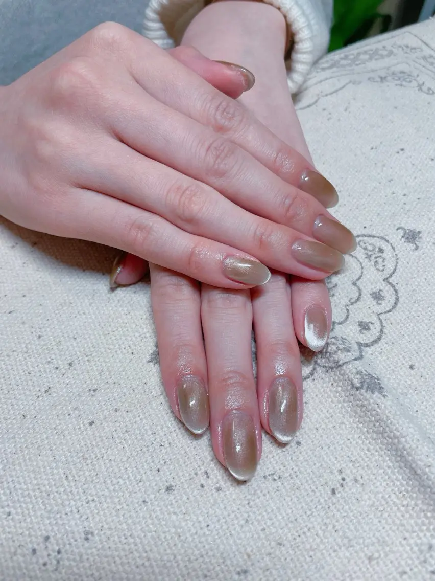ネイル フレンチネイル マグネットネイル マグネットフレンチ ゆ か_Nails💫のネイルデザイン