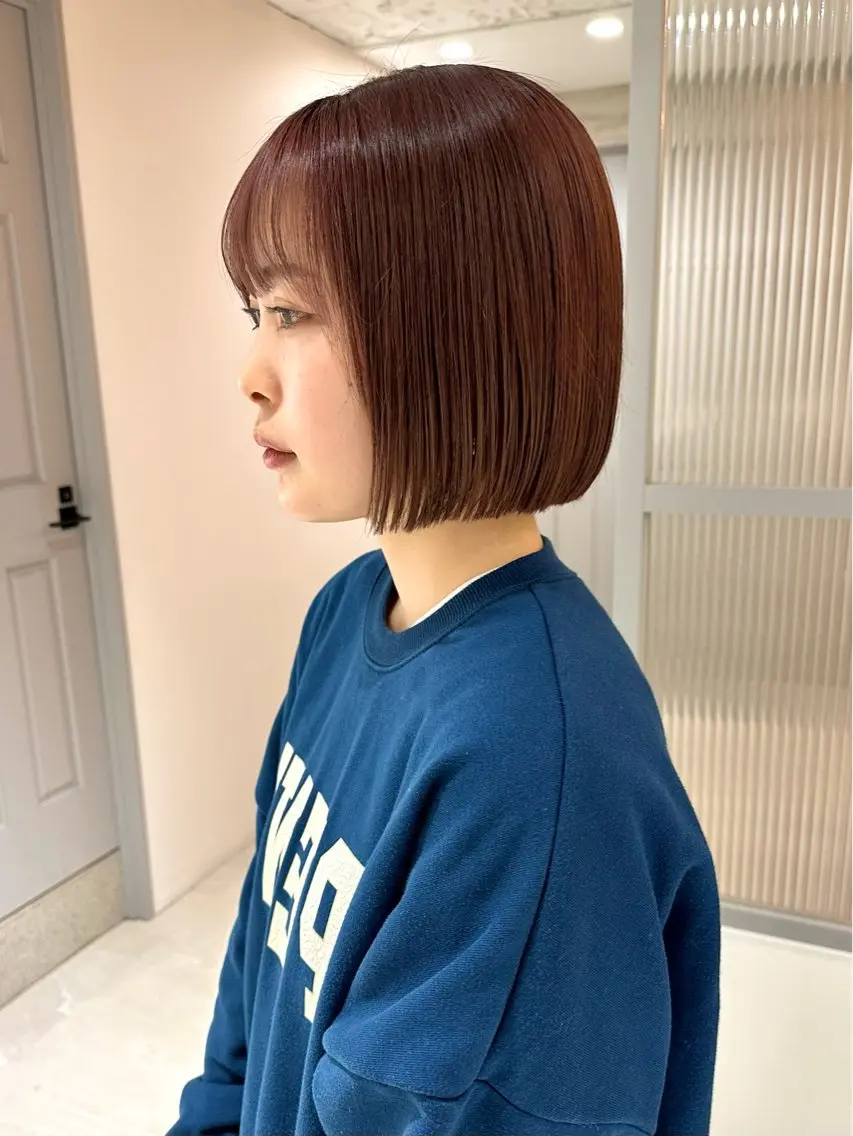 ショート カット ヘッドスパ 髪質改善 縮毛矯正/ レイヤー/銀座/本木のヘアスタイル