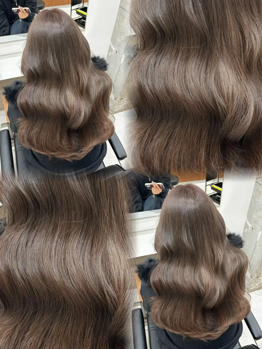セミロング カラー ベージュカラー ヘーゼル カット ヘアカラー トリートメント うる艶カラー ✨🧸KOTAROのヘアスタイル
