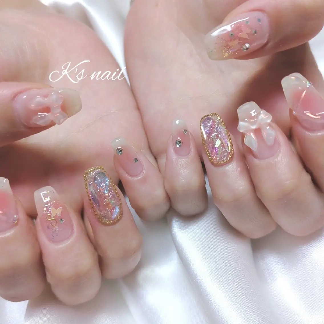 ネイル ワンホンネイル ハンドネイル K's nail kotoeのネイルデザイン