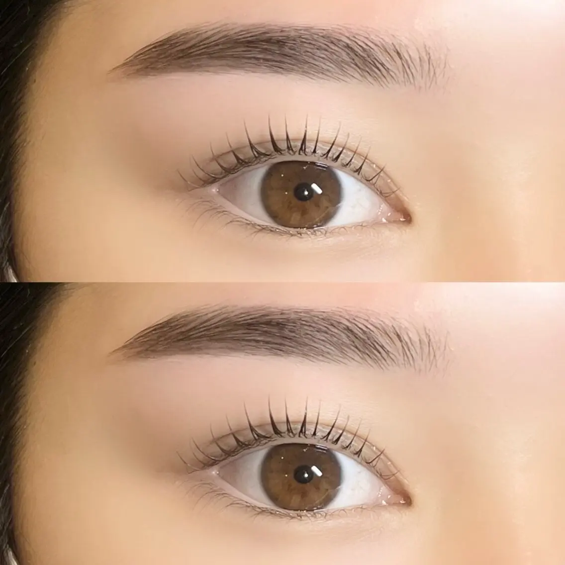 【まつ毛パーマ（カールデザイン）+眉毛wax】の写真