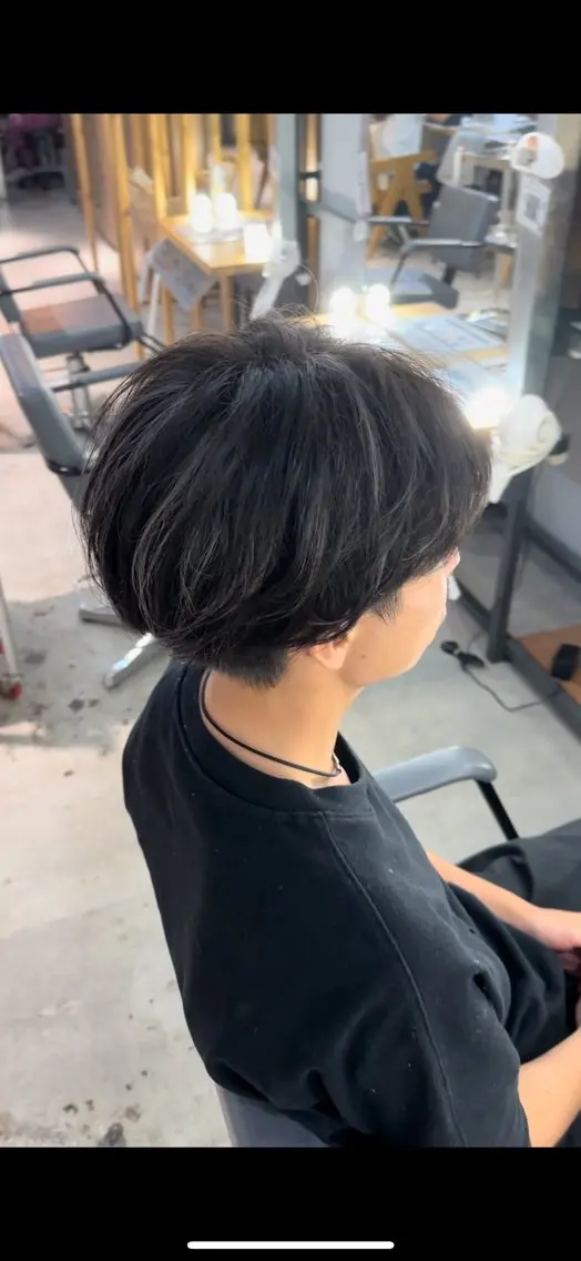 ショート カラー パーマ メンズ メンズハイライト ハイライトカラー ハイライト 溜一太/似合わせ/ メンズカットのヘアスタイル
