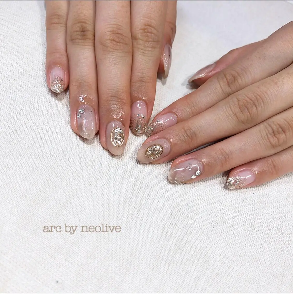 ネイル キラキラネイル rina eye&nailのマツエク・マツパデザイン