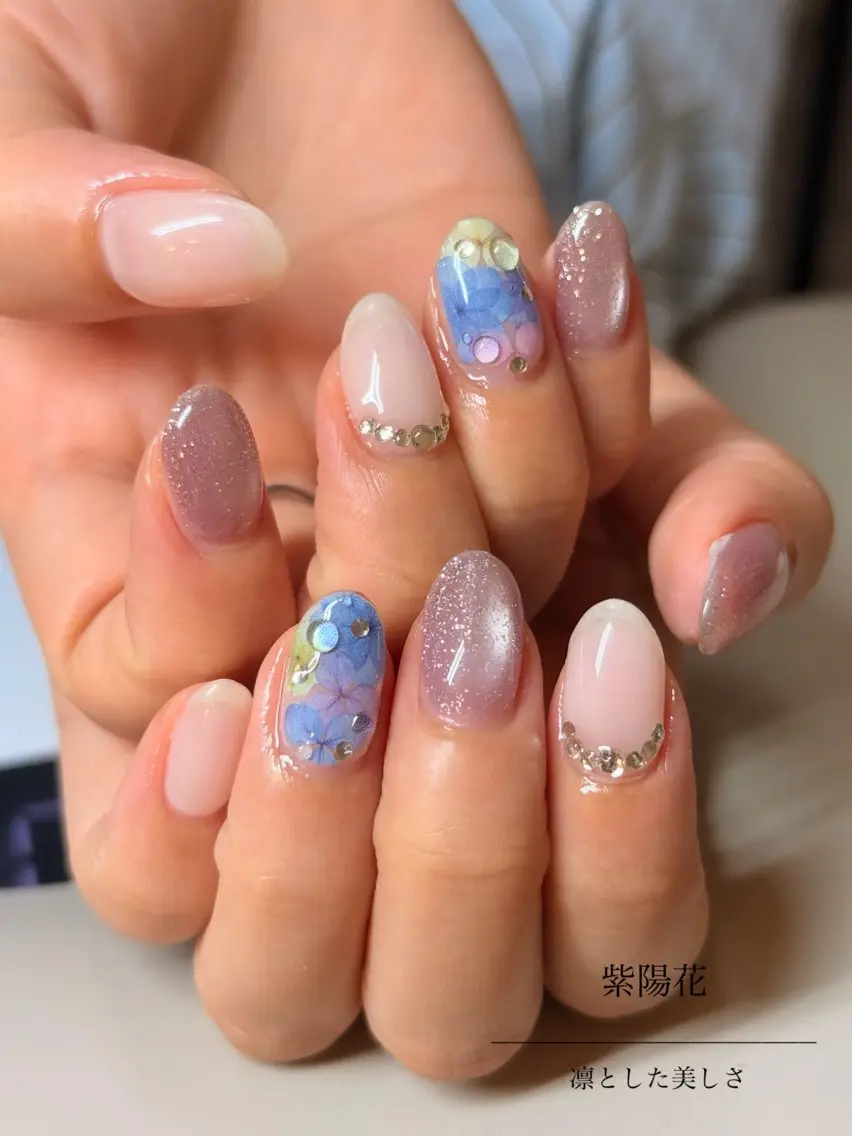 ネイル ハンドネイル bliss nail room山岸のネイルデザイン