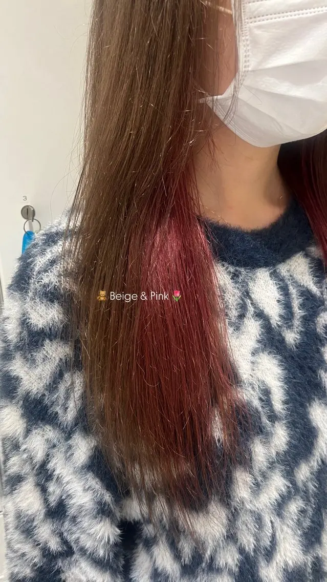 【ブリーチ込】イヤリングカラー🐰ྀི🍒の写真