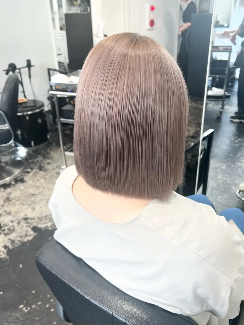 ミディアム カラー カット ヘアカラー トリートメント HARU//原宿🤍 リピート率NO.1のヘアスタイル