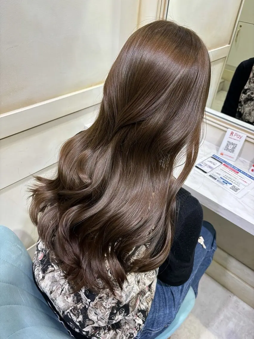 カラー ヘアカラー トリートメント 透明感ツヤカラー/ ゆうな💙のヘアスタイル