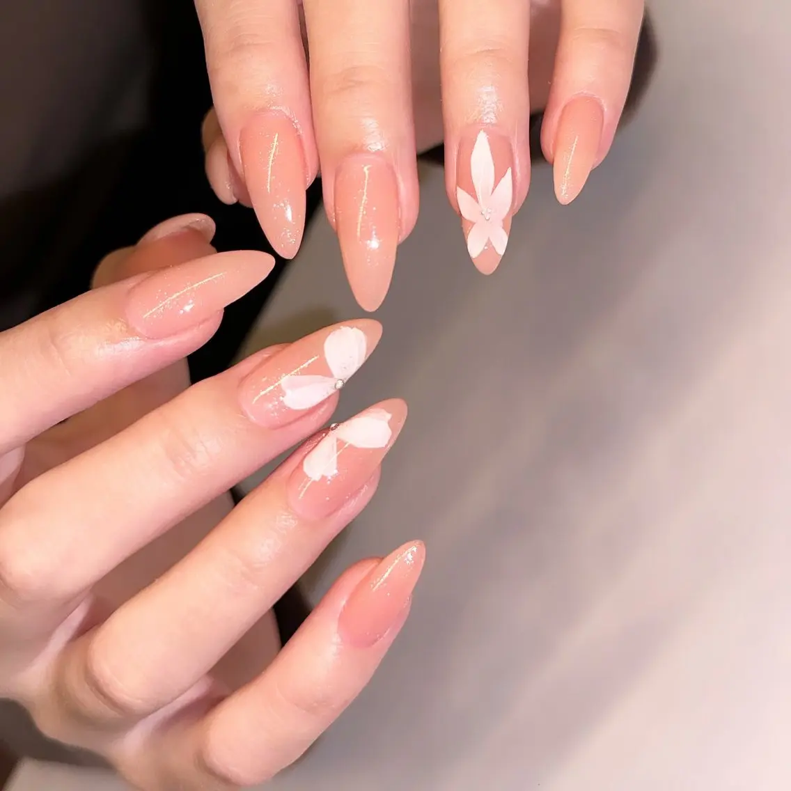 セミロング ハンドネイル 🦋Nail Amo🦋のネイルデザイン