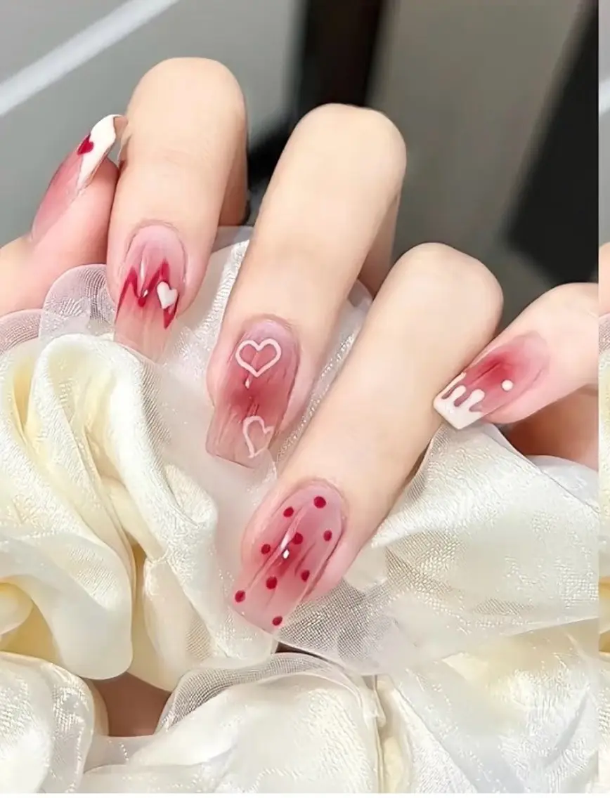 ネイル ハンドネイル H3 Nail Tsuki🦋💙のネイルデザイン