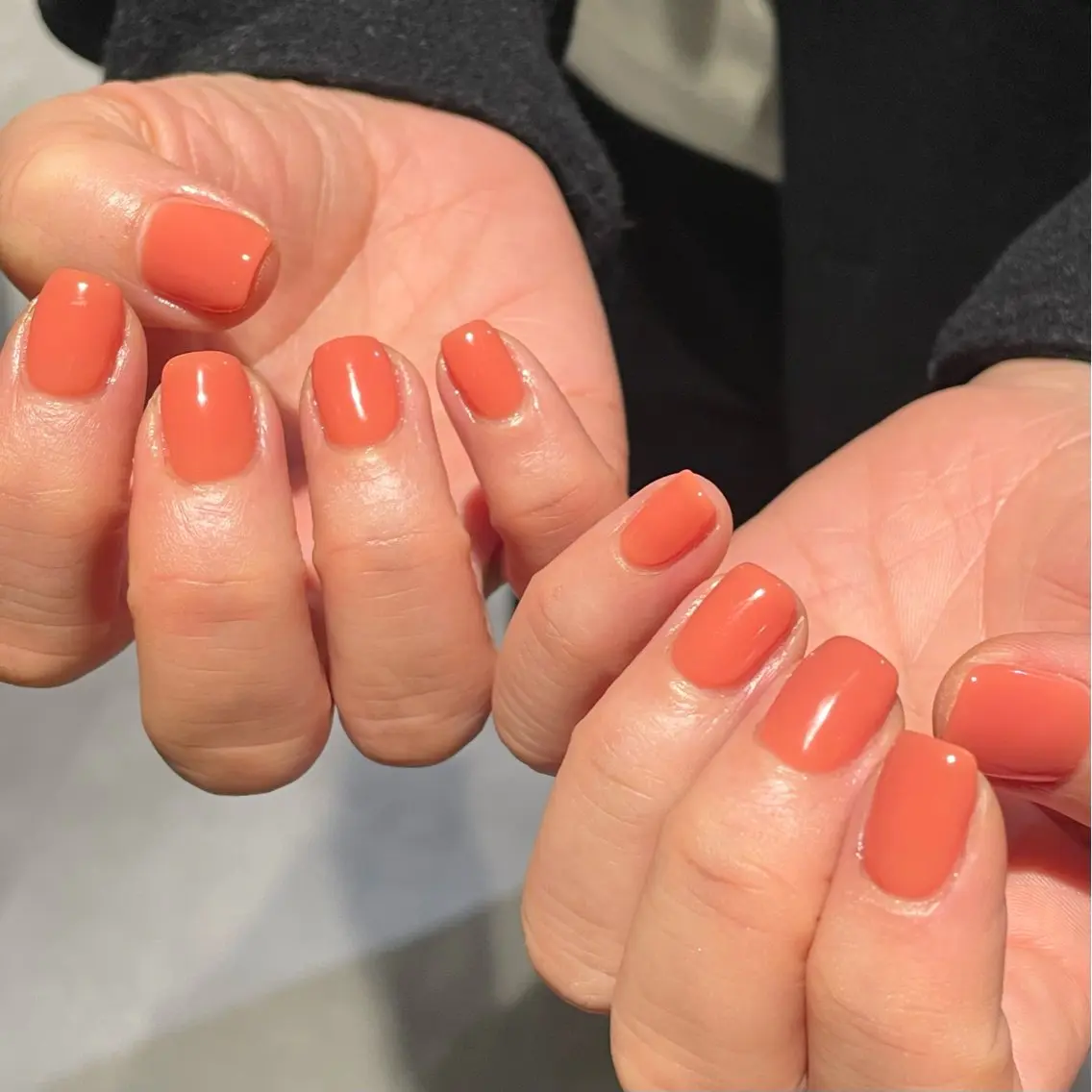 ネイル ショートネイル スクエアネイル ハンドネイル LEGIT nail AKARIのネイルデザイン