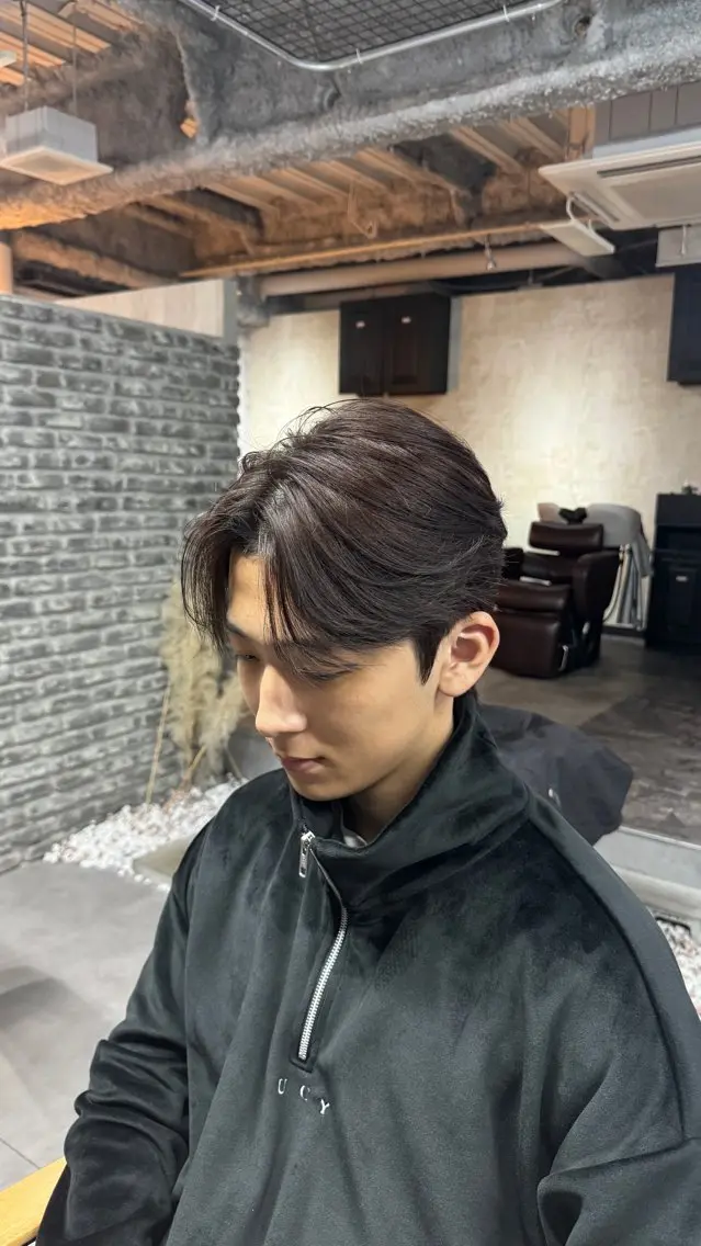 カラー メンズ 縮毛矯正 韓国特化 なおきのヘアスタイル