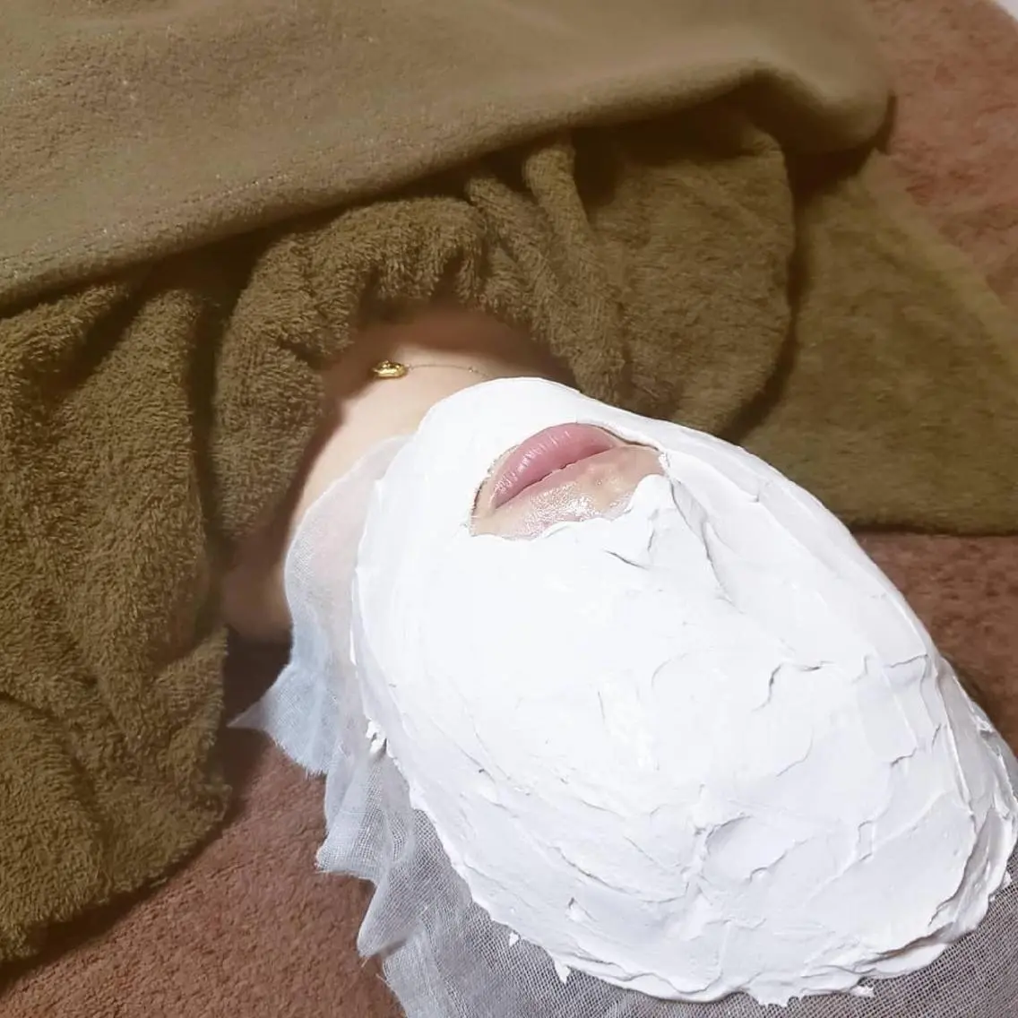 石膏フェイシャル60分コース💆✨リフトアップ/トーンアップ/乾燥肌の方向け🎵の写真