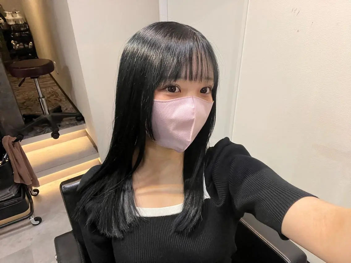 似合わせカット+前髪ストレート矯正の写真