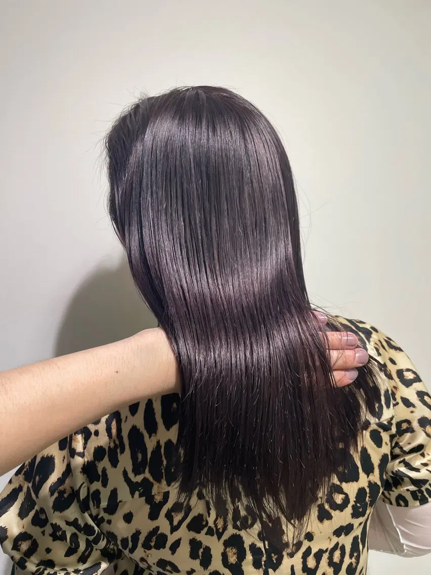 カラー 透明感 エイジのヘアスタイル