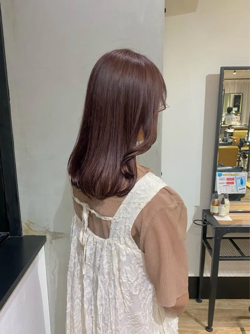 ロング カラー otoha✳︎ くすみ艶カラーのヘアスタイル