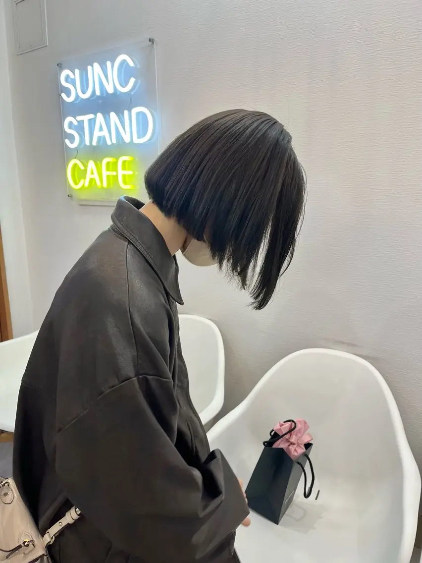 ショート カラー カット ヘアカラー トリートメント 🌼sunc HINAMI🌼のヘアスタイル