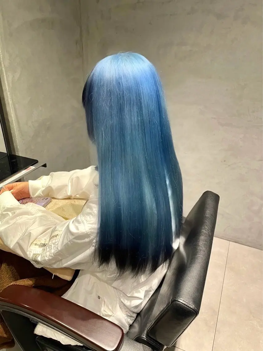 ロング カラー カット ヘアカラー トリートメント CHERIM ❤️🔥新家光葉のヘアスタイル