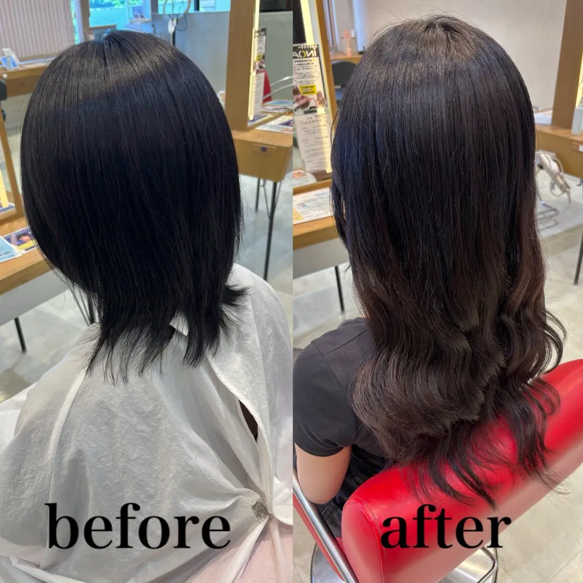 エクステ ayumi🌈 インナーカラー🌈のヘアスタイル