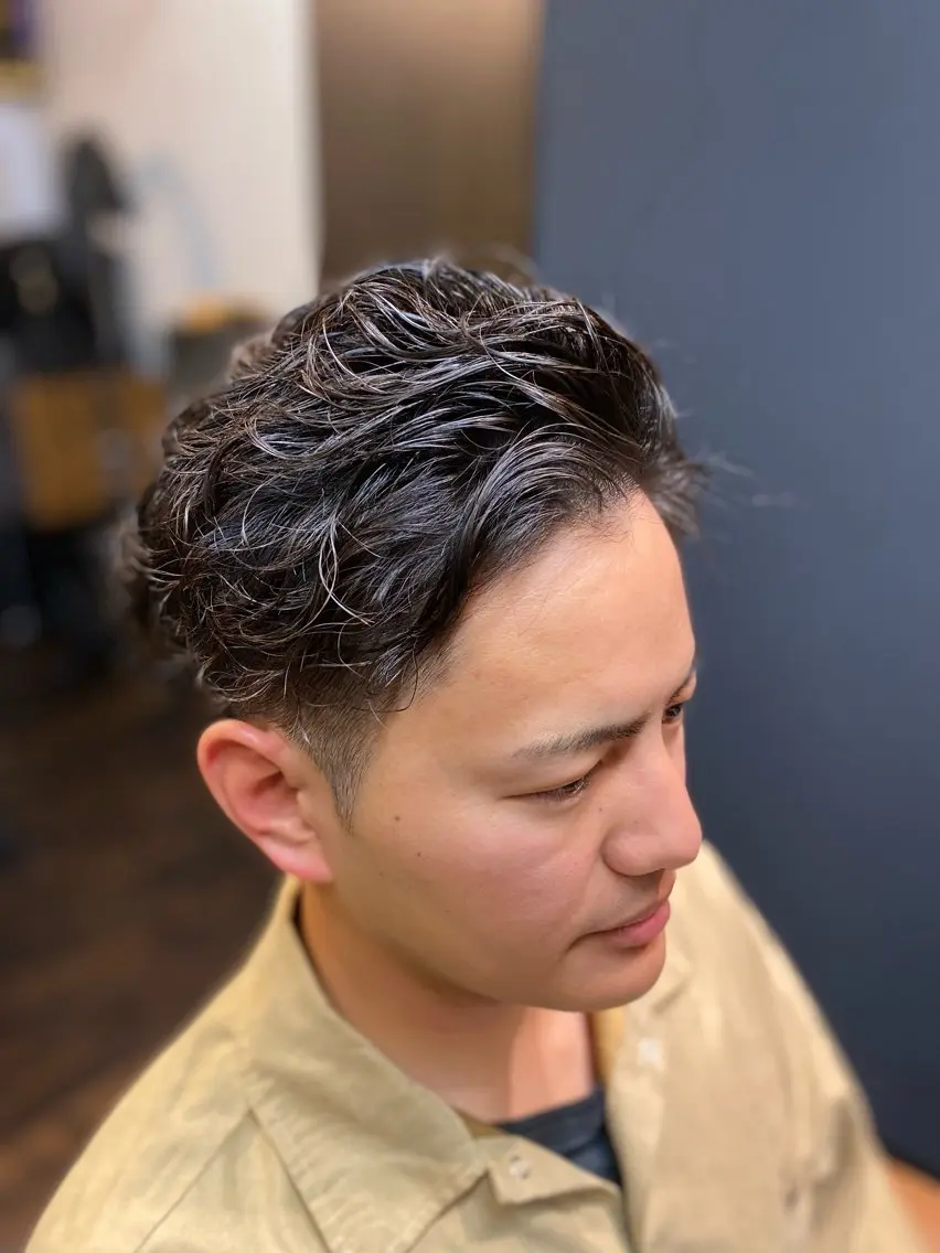 パーマ 【メンズパーマ】 山下勝勲のヘアスタイル