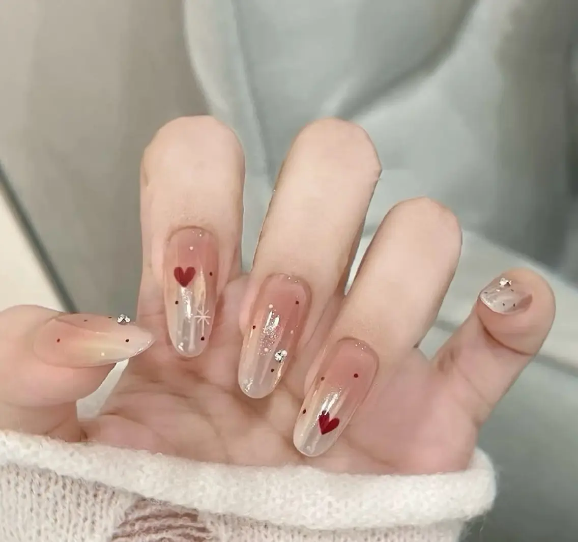 ネイル チークネイル 長さ出し フラワーネイル フレンチネイル ガーリー sun nail池袋 モデル募集のネイルデザイン