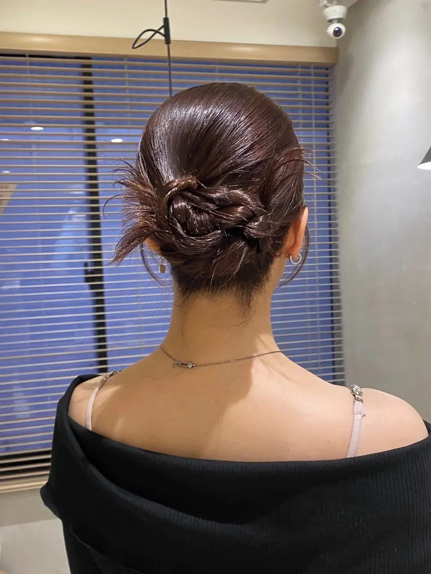 ミディアム ヘアアレンジ yuu/髪質改善 カラー🌛のヘアスタイル