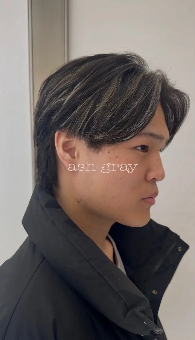 メンズ メンズバレイヤージュ メンズハイライト メンズハイトーン カット パーマ 🇺🇸サーフカール パーマ特化ren🎸のヘアスタイル