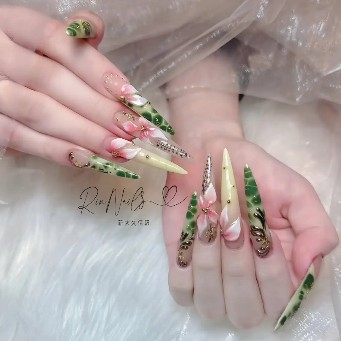 ネイル ハンドネイル Rin Nail 新大久保店のネイルデザイン