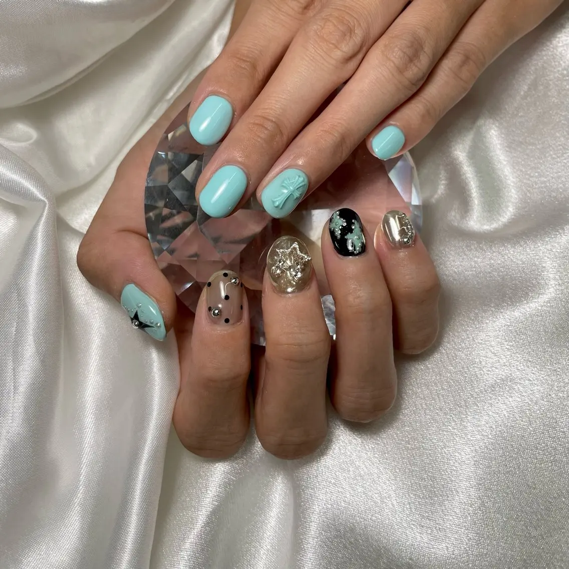 ネイル ハンドネイル Riran ᨳ⁺˳⋆.MIUのネイルデザイン