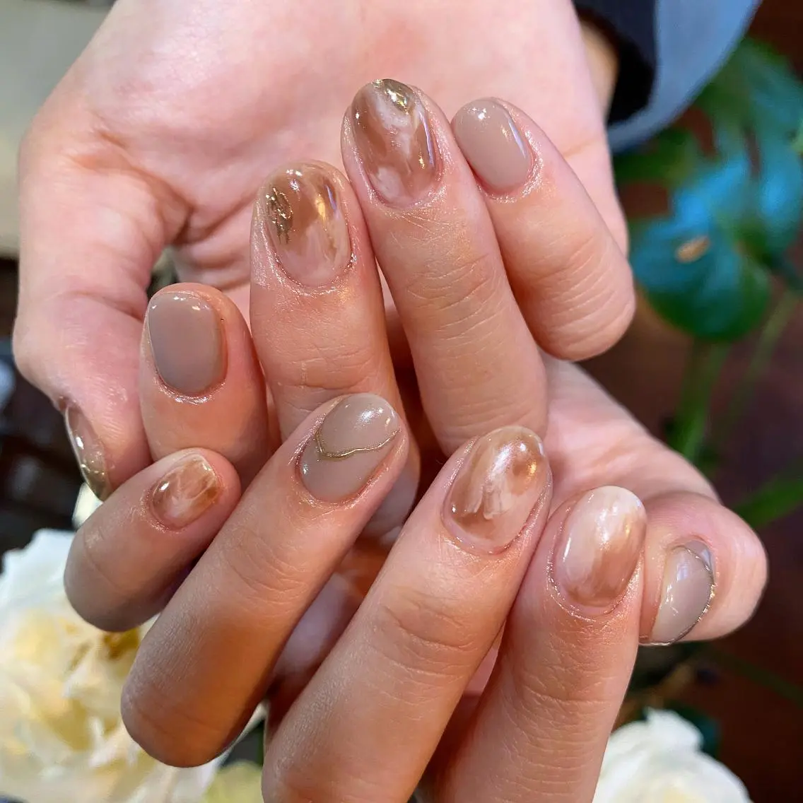 ネイル crystal ⭐︎ colorのネイルデザイン