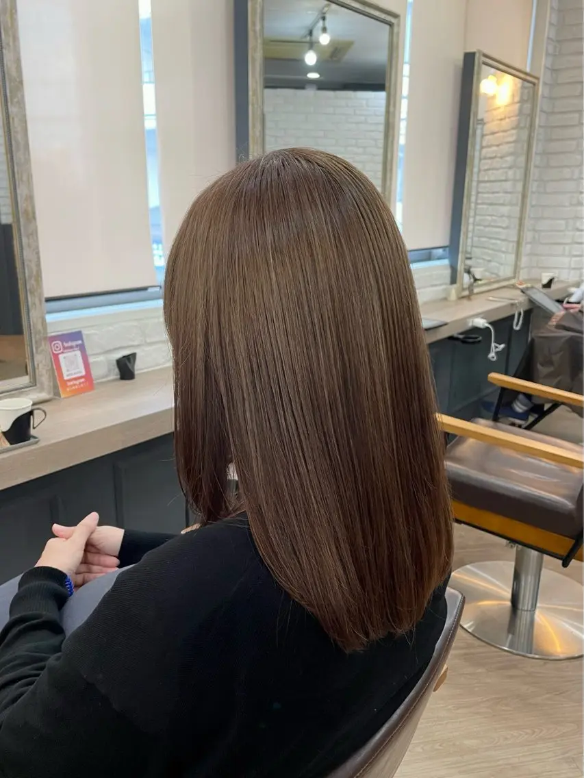 ミディアム カラー ハイライトカラー ハイライト カット ヘアカラー トリートメント 【マンツーマン接客】 ✂︎🟡酒井司🟡のヘアスタイル