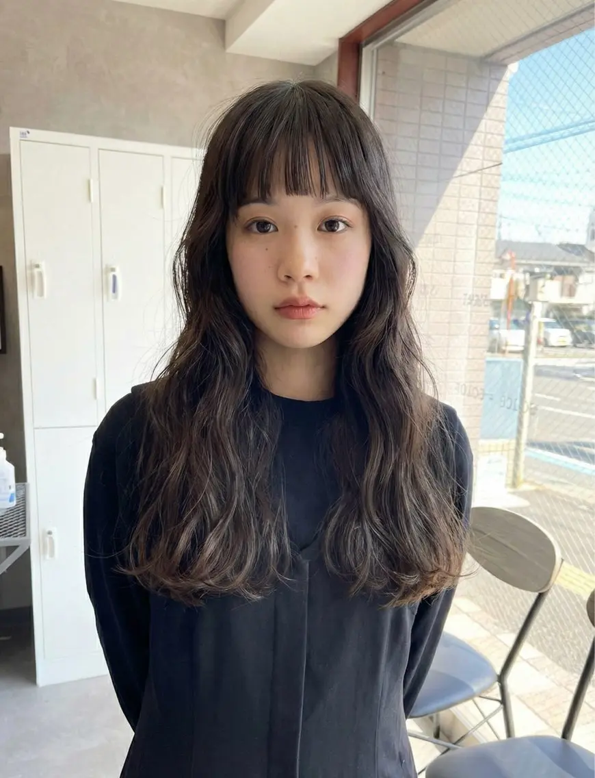 🉐ヘアオイル付き（280ml）透明感カラー¥6800の写真