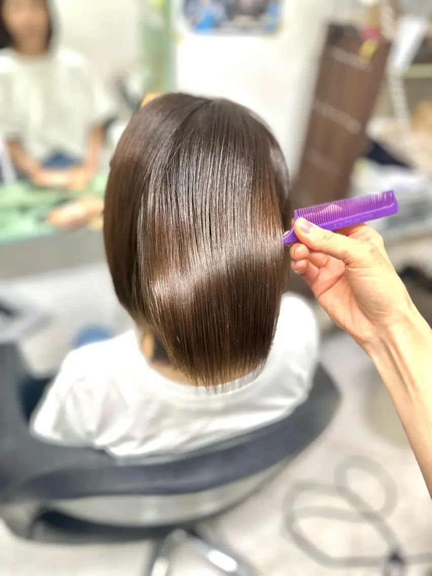 ショート カラー 髪質改善 トリートメント ヘアカラー トリートメント 髪質改善✧︎カラー 💎AIM【アイム】のヘアスタイル