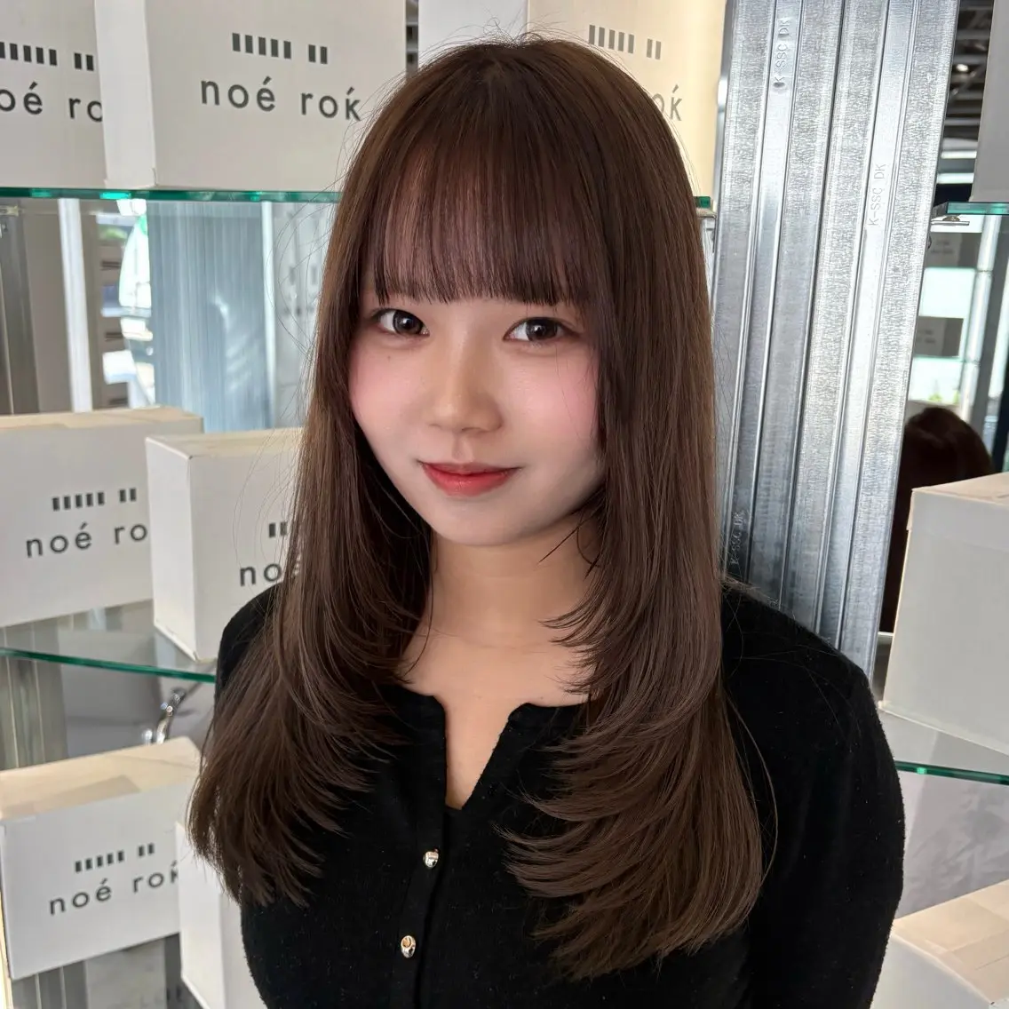 セミロング カラー カット ヘアカラー トリートメント ✨縮毛矯正/ボブ✨ 佐藤 さくらのヘアスタイル