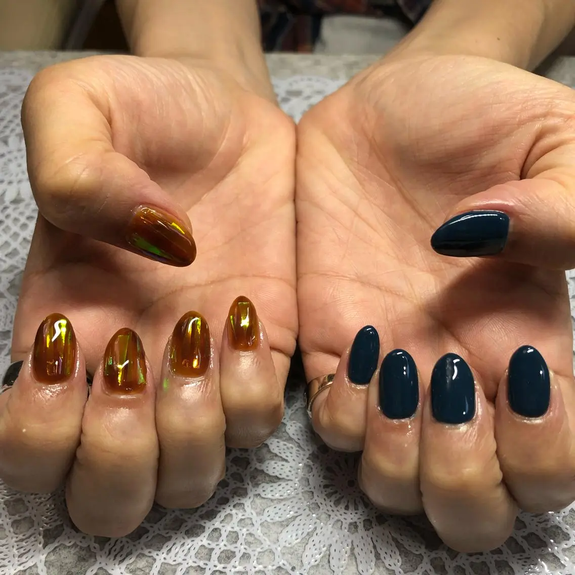 ネイル オーロラネイル ジェルネイル J terrace Nailのネイルデザイン