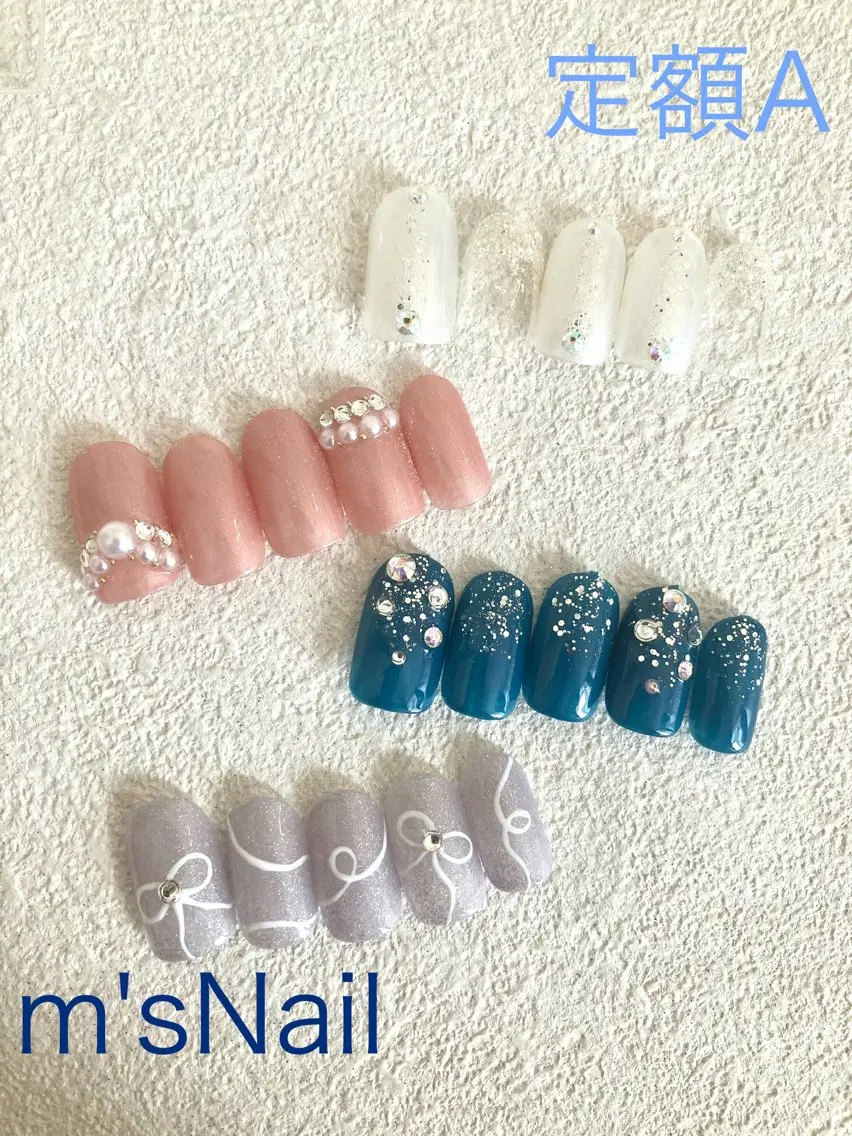 ネイル ジェルネイル パラジェル ハンドネイル m'sNail 福岡西区 ネイルのネイルデザイン
