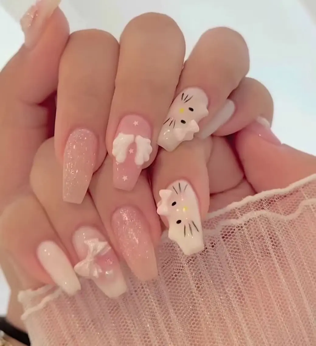 ネイル ハンドネイル ハンドケア Kitty Nail Novaのネイルデザイン