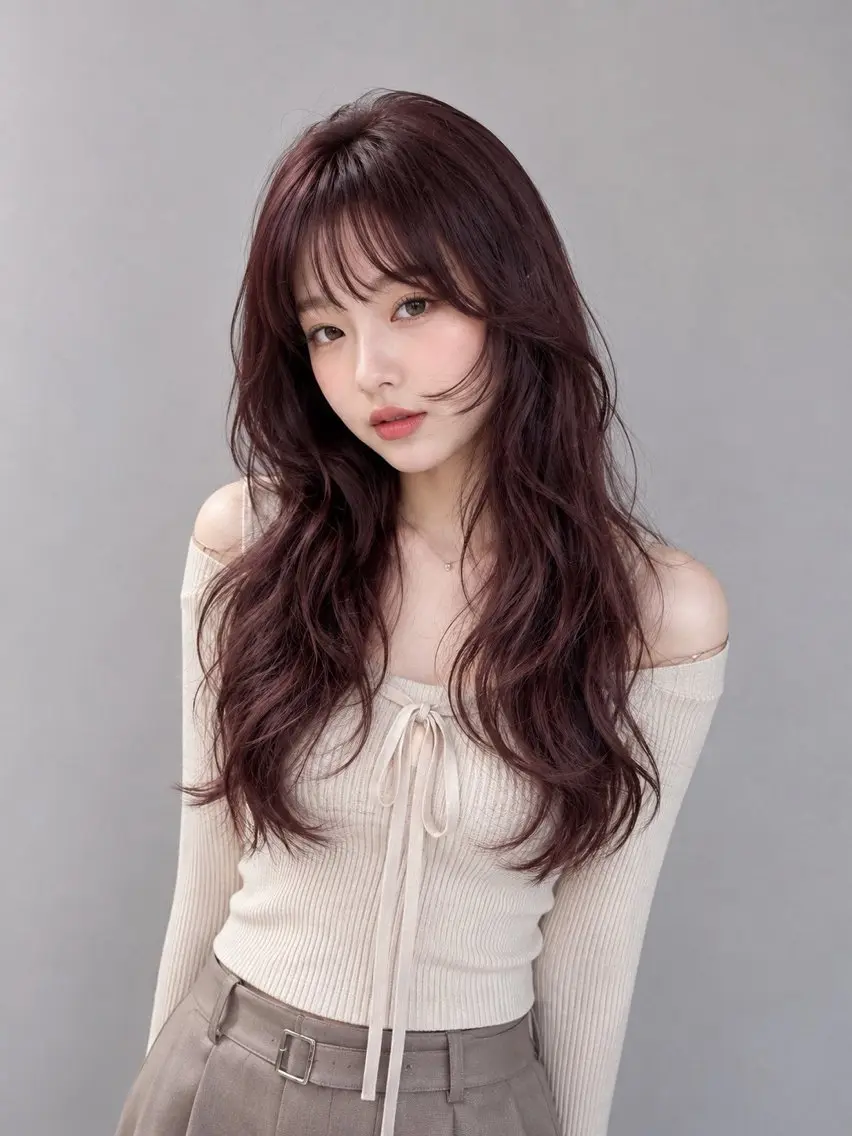 ロング カラー カット ヘアカラー トリートメント 久保田恭子🌼 期間 限定50％OFF🌼のヘアスタイル