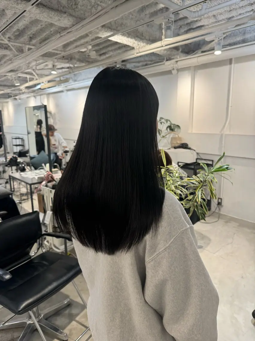 セミロング カット ヘアセット 新宿/顔周りカット +レイヤー=しずく♩のヘアスタイル