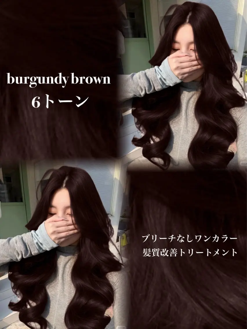 ロング カラー ヘアアレンジ ブリーチ ブラウンカラー ブリーチなしカラー ヘアカラー トリートメント ヘッドスパ ヘアセット 💎韓国/ レイヤー カット/ 暖色🫧のヘアスタイル