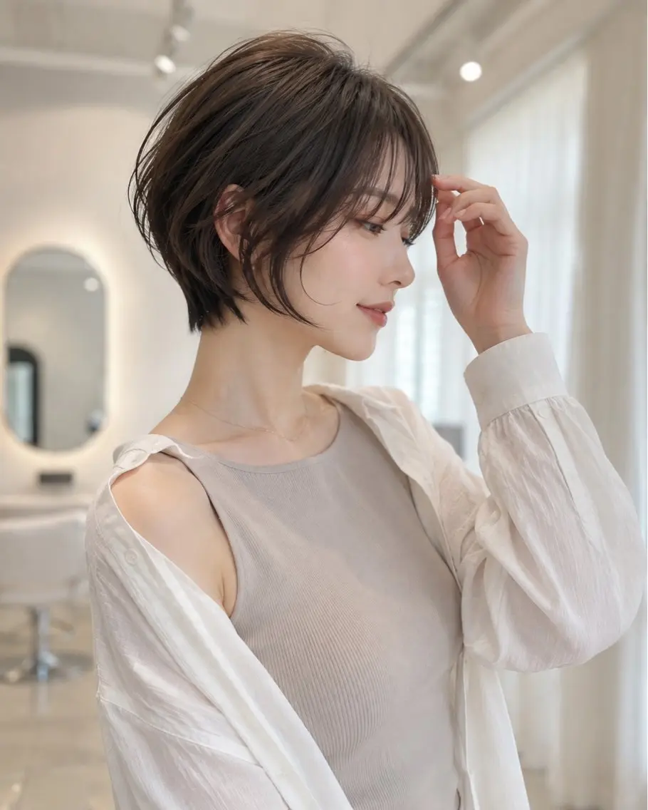 【4日限定人気メニュー💖】ふわっとショートボブ+クイックトリートメント❤︎の写真