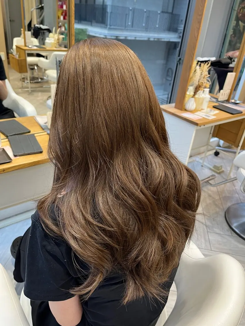 ロング ヘアカラー トリートメント AVANCE. chisatoのヘアスタイル