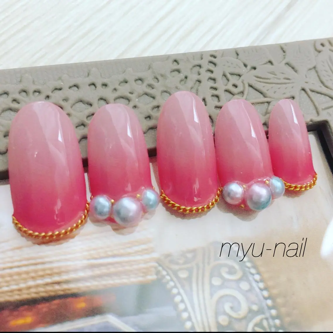 ネイル グラデーション ホームサロン myu-nailのネイルデザイン